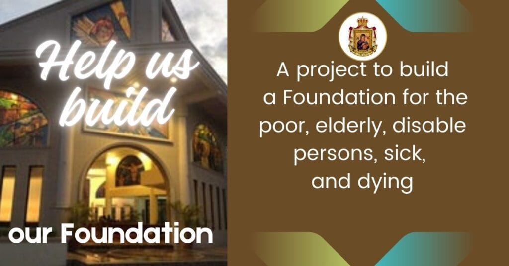 Help us Build our Foundation UPHShrine
