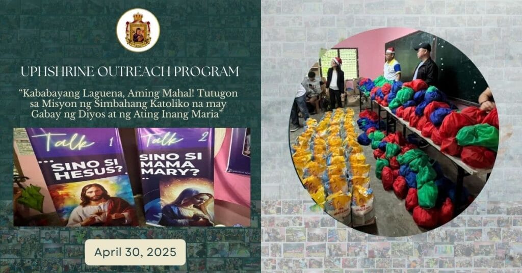 Kababayang laguena aming mahal tutugon sa misyon ng simbahang katoliko na may gabay ng diyos at ng ating inang maria